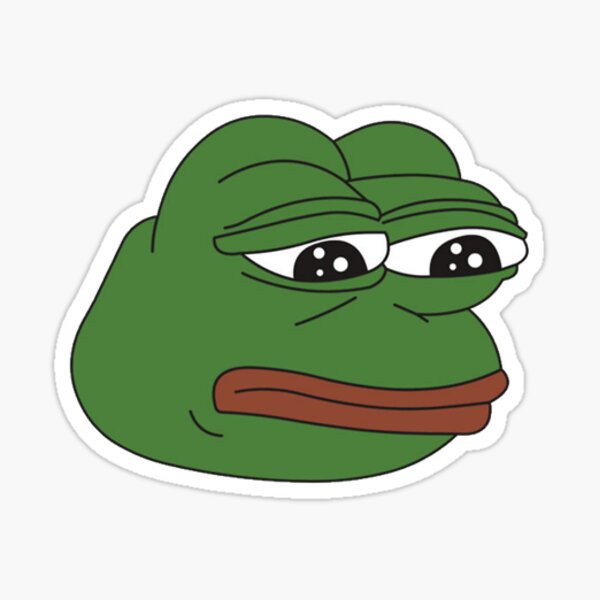 Pepe Stickers Redbubble - pepe decal id roblox