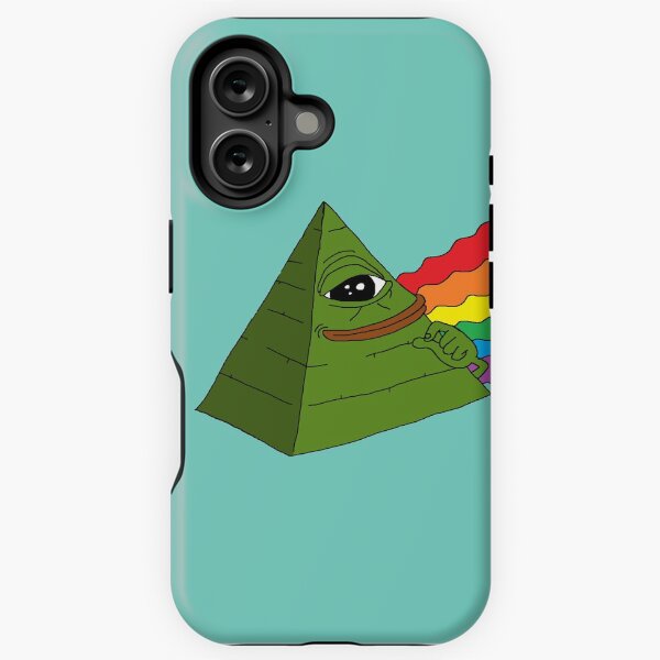 Vista previa del artículo con la obra «pepe + iluminati = pepinati», diseñado y vendido por Rad Merch.