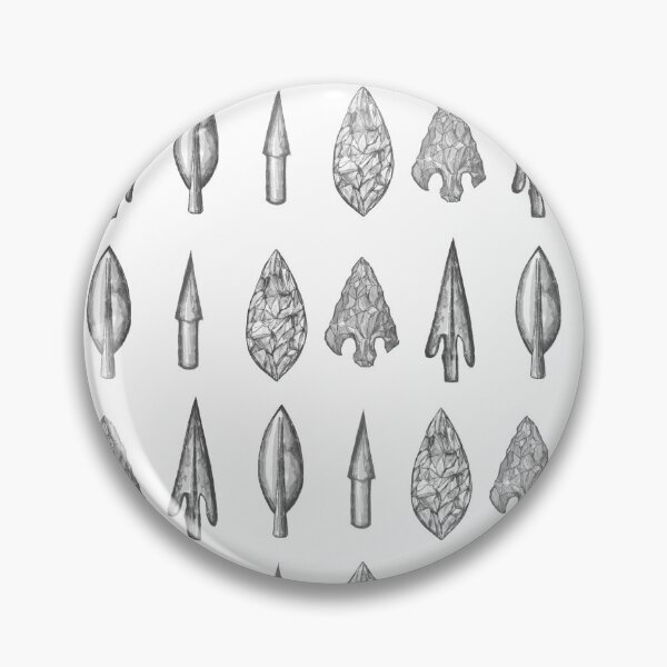 Item preview, Ancient Arrowheads historic archery designed and sold by LazyBlackCatArt.