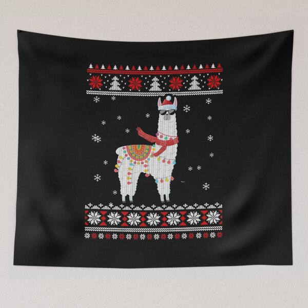 Item preview, Llama Alpaca Christmas Tree Funny Ugly Christmas Sweater designed and sold by CreativeGift.