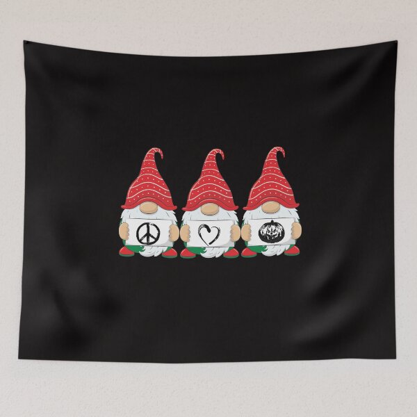 Item preview, FALL GNOMES PEACE LOVE AND PUMKIN HALLOWEEN  designed and sold by Delicious Design ⭐⭐⭐⭐⭐.