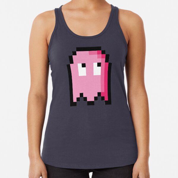 Pixel Ghost Racerback Tank Top