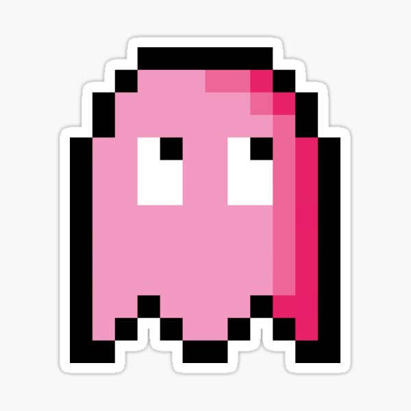Pixel Ghost Sticker