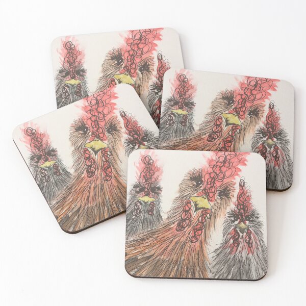 Item preview, Funky Chickens designed and sold by QuirkyBird-LB.