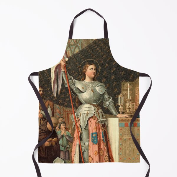 Item preview, Vintage Joan of Arc portrait art designed and sold by Vintage Designs +.