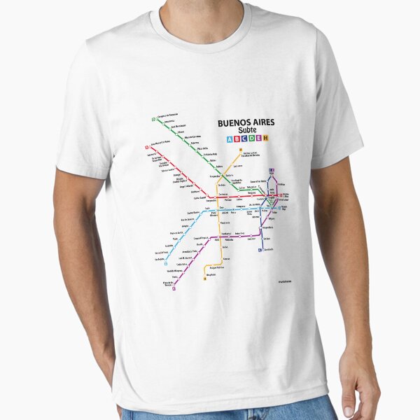 Item preview, BUENOS AIRES Metro (Subte) Network designed and sold by UrbanRail.