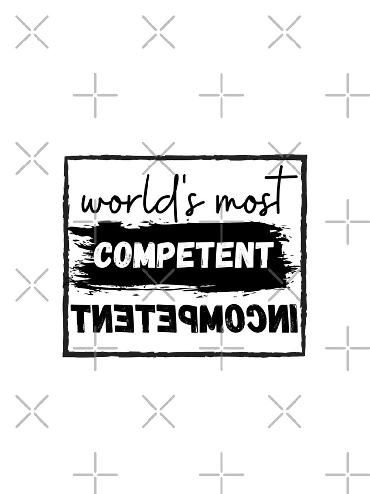 Thumbnail 4 of 4, iPhone Case, Worlds Most Competent Incompetent designed and sold by RicardoJASantos.