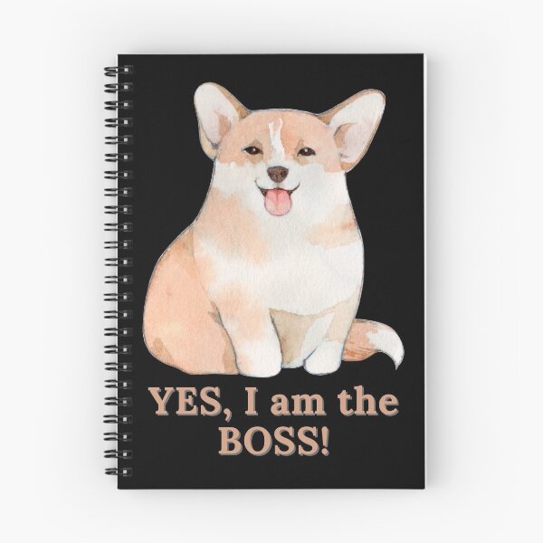 Item preview, Corgi Watercolor - Yes, I am the BOSS! designed and sold by Veewell.
