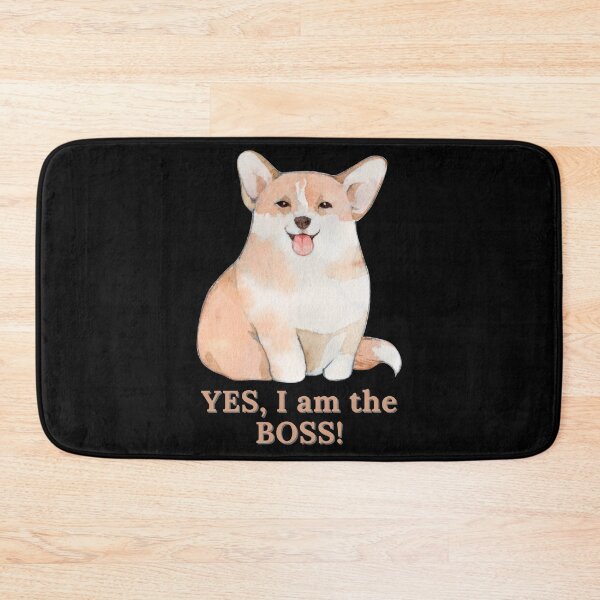 Item preview, Corgi Watercolor - Yes, I am the BOSS! designed and sold by Veewell.