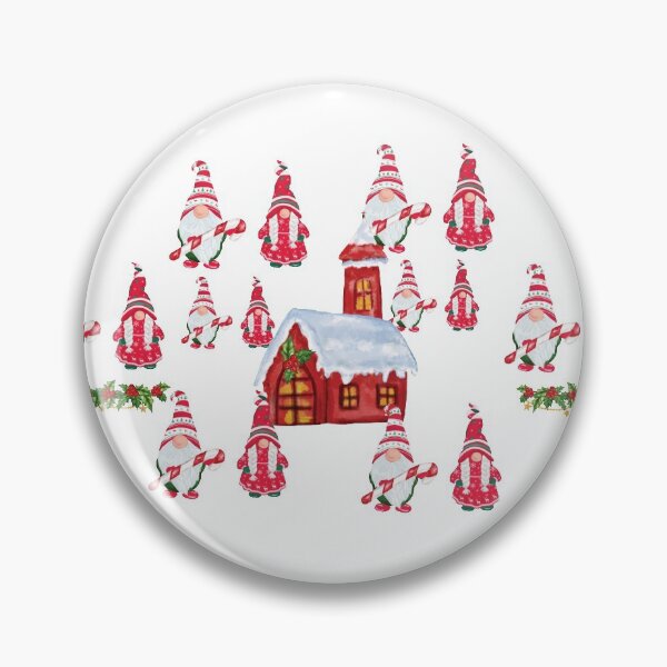 Item preview, Chistmas Gnomes with Snowflakes Candycane and Holly designed and sold by Drathaar.