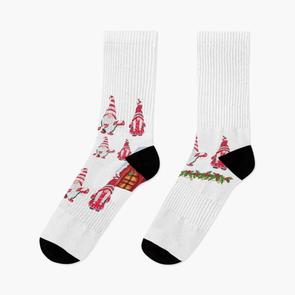 Item preview, Chistmas Gnomes with Snowflakes Candycane and Holly designed and sold by Drathaar.