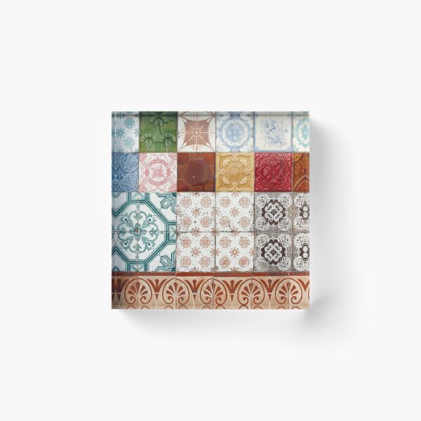 Item preview, Colorful glazed tiles designed and sold by Gaspar Avila.