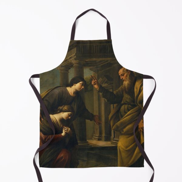 Item preview, Raguel's Blessing of her Daughter Sarah before Leaving Ecbatana with Tobias - painting by Andrea Vaccaro designed and sold by Vintage Designs +.