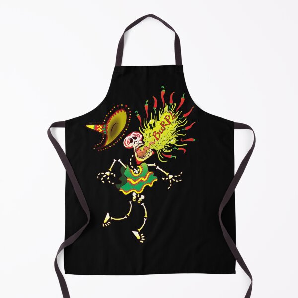 Item preview, Mexican Skeleton Burping Hot Chili Peppers designed and sold by Zoo-co.