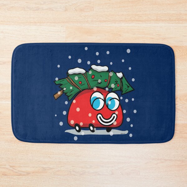 Item preview, Happy Red Car With Christmas Tree designed and sold by ElJimmo.
