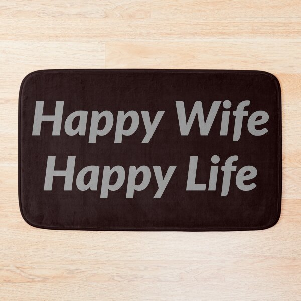 Item preview, happy wife, happy life designed and sold by doctors-apparel.