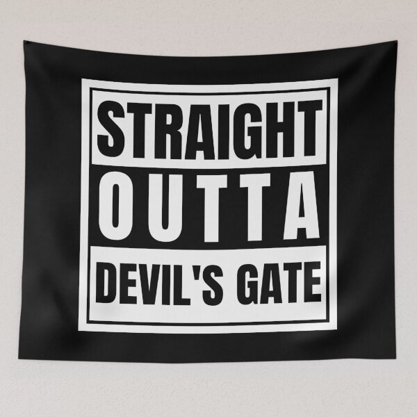 Item preview, Straight Outta Devil's Gate Supernatural Door to Hell Azazel the Colt Opening the Gates of Hell 66 LilithSeals Free Lucifer designed and sold by Nathalie Aynié.