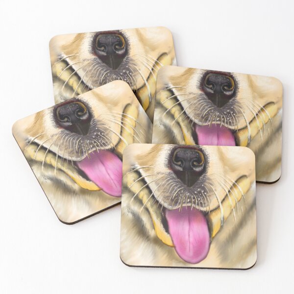 Item preview, Labrador retriever mouth - cute Golden Labrador retriever puppy dog designed and sold by Artonmytee.