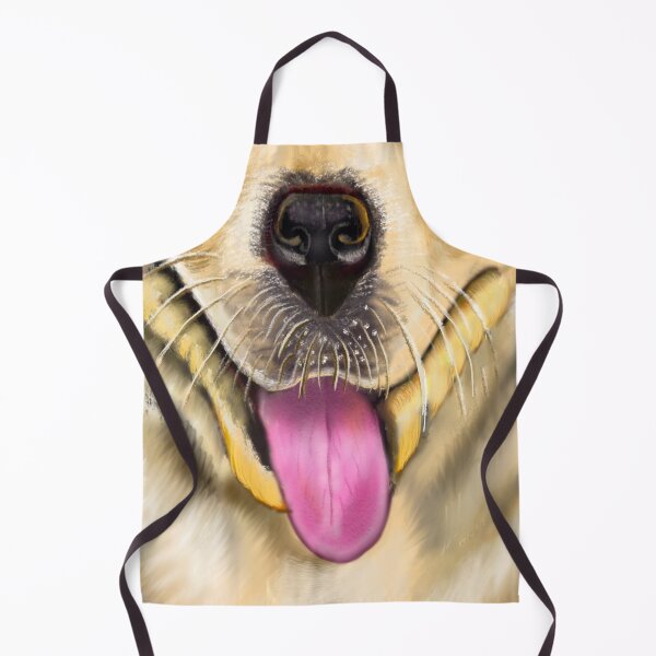 Item preview, Labrador retriever mouth - cute Golden Labrador retriever puppy dog designed and sold by Artonmytee.