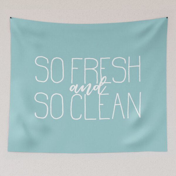Item preview, So Fresh and So Clean blue designed and sold by La Chic.