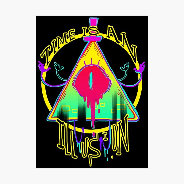 TIME IS AN ILLUSION Photographic Print