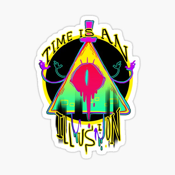 TIME IS AN ILLUSION Sticker
