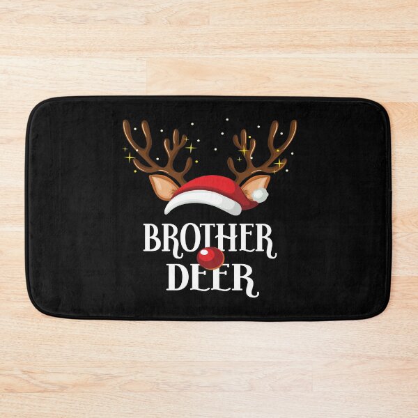 Item preview, Brother Deer Family Matching Christmas Reindeer Party print designed and sold by Grabitees.