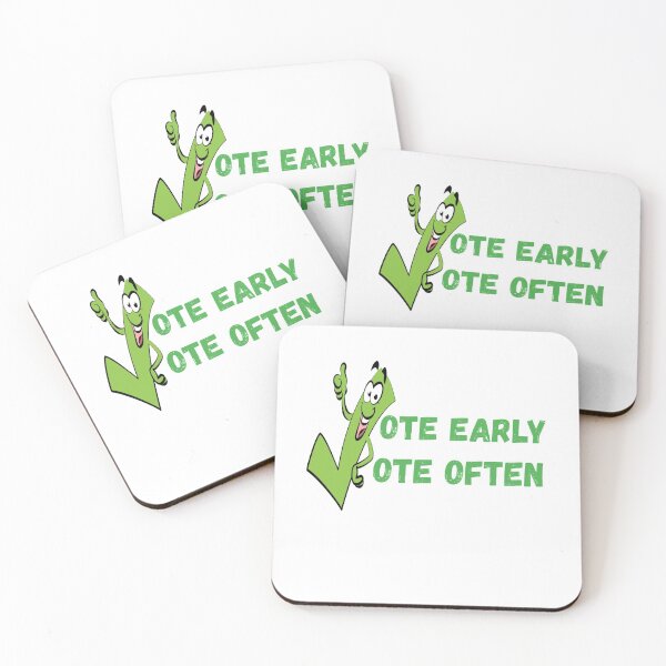 Item preview, Vote early vote often designed and sold by Designhub14.
