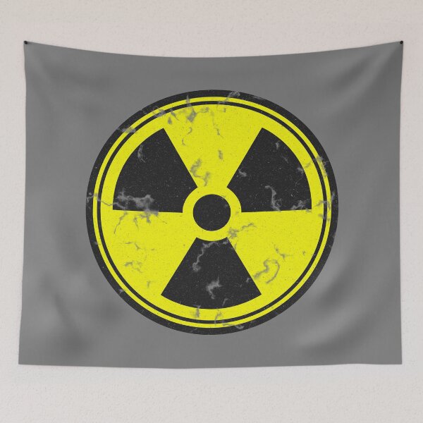 Item preview, Worn Circular Radioactive Sign designed and sold by SpitsPixels.