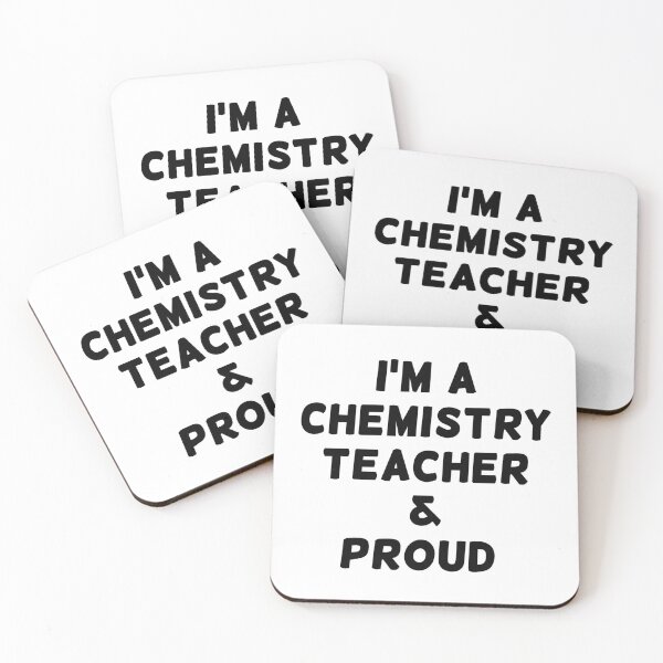 Item preview, I'M A CHEMISTRY TEACHER & PROUD - Black Writing designed and sold by akaiawa.