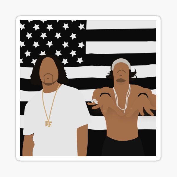 Outkast Stickers Redbubble - outcast flag roblox