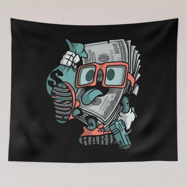 Item preview, Stack of Cash Hustle Hard  designed and sold by mermaidselina.