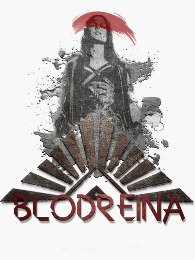 “Blodreina Concept” Sticker by Paulineborreman | Redbubble