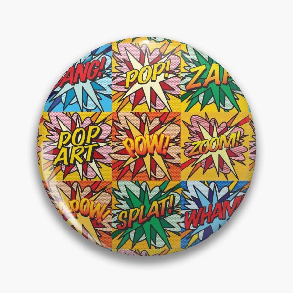 Item preview, Comic Book Pop Art Modern Colorful Typographic Graphic Pattern designed and sold by theimagezone.
