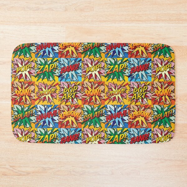 Item preview, Comic Book Pop Art Modern Colorful Typographic Graphic Pattern designed and sold by theimagezone.