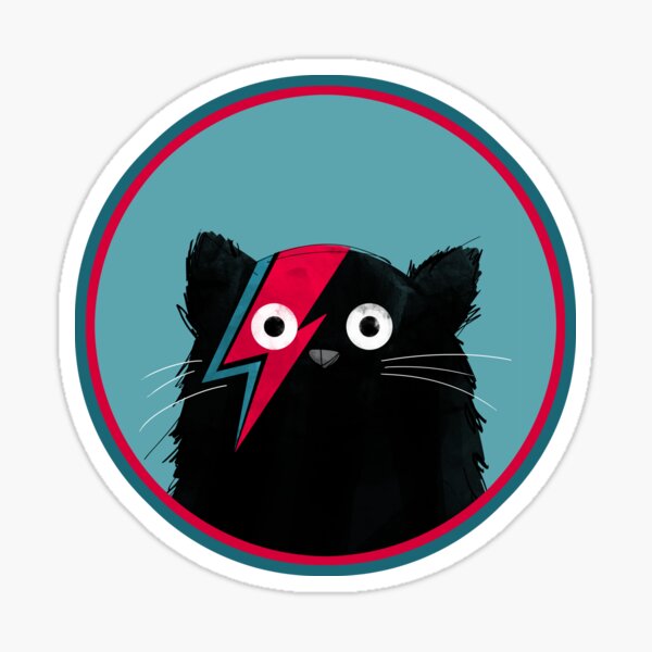 Cat Bowie Sticker