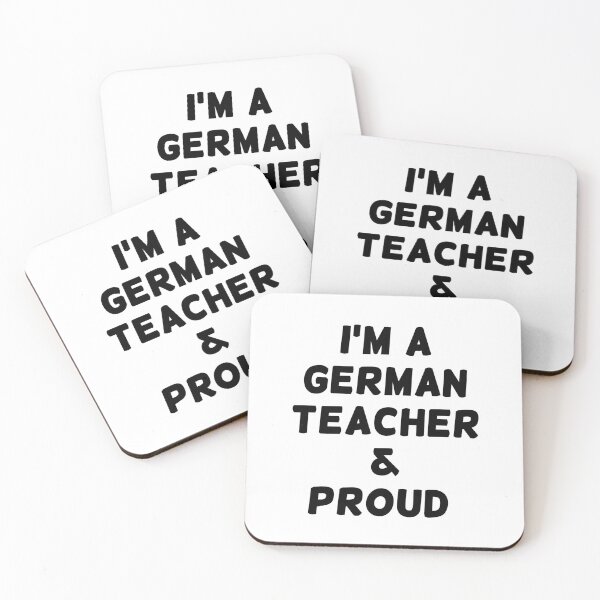 Item preview, I'M A GERMAN TEACHER & PROUD - Black Writing designed and sold by akaiawa.