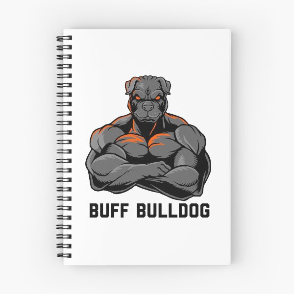Item preview, Buff Bulldog - Boxing MMA Gym T-Shirt - Motivation Graphic designed and sold by SweetCarolineUK.