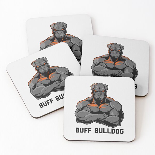 Item preview, Buff Bulldog - Boxing MMA Gym T-Shirt - Motivation Graphic designed and sold by SweetCarolineUK.