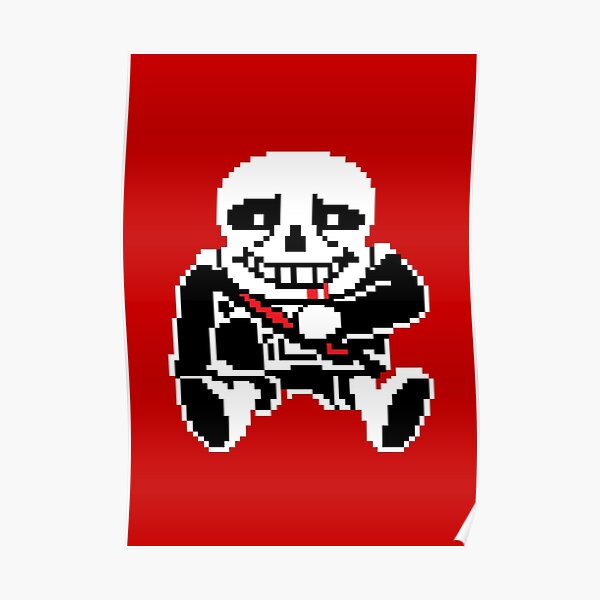 Sans - Fight Poster for Sale by MoonRushers