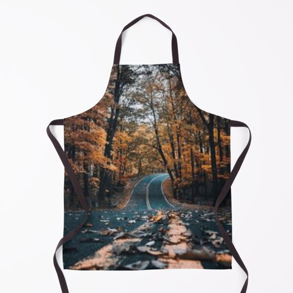 Item preview, Autumn road with leaves designed and sold by Rritu.