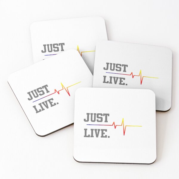 Item preview, Just Live designed and sold by DOKU_TEAM SHIRT.