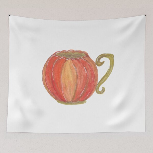 Item preview, Pumpkin cup for Halloween. Autumn harvest designed and sold by apelsishka-art.