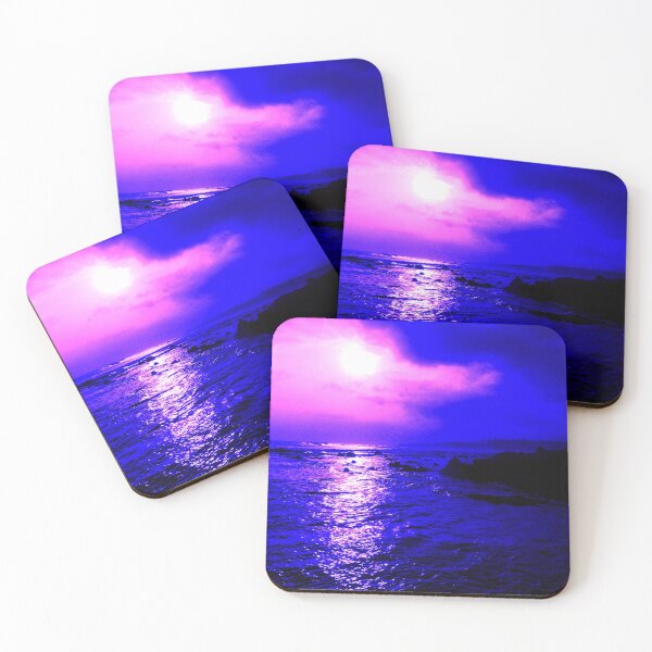 Item preview, Blue Pink Sunset bali indonesia beach designed and sold by PlusAdore.