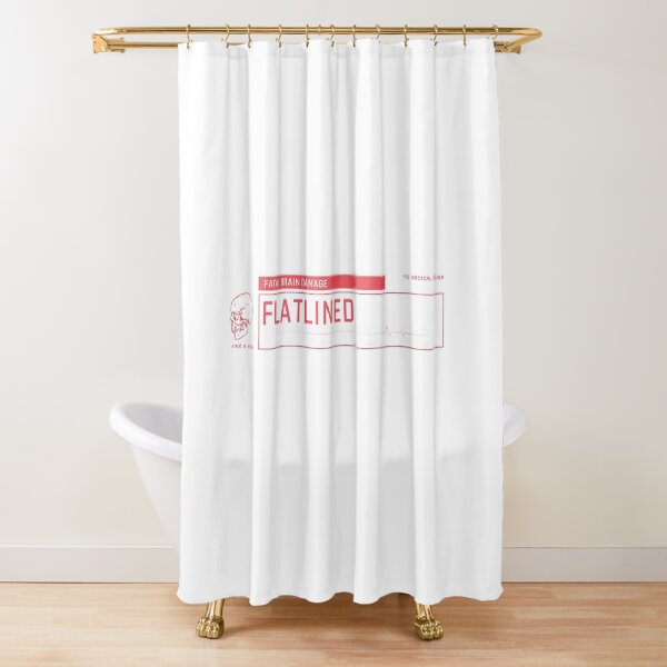 Fatal Brain Damage Shower Curtain