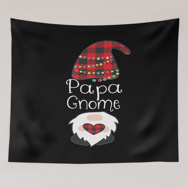 Item preview, Papa Gnome Christmas Pajama Red Plaid Buffalo Matching design designed and sold by Grabitees.