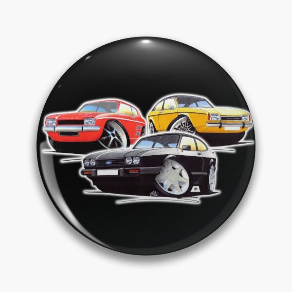 Item preview, Ford Capri Collection - Caricature Car Art designed and sold by Yeomans Cartoons.