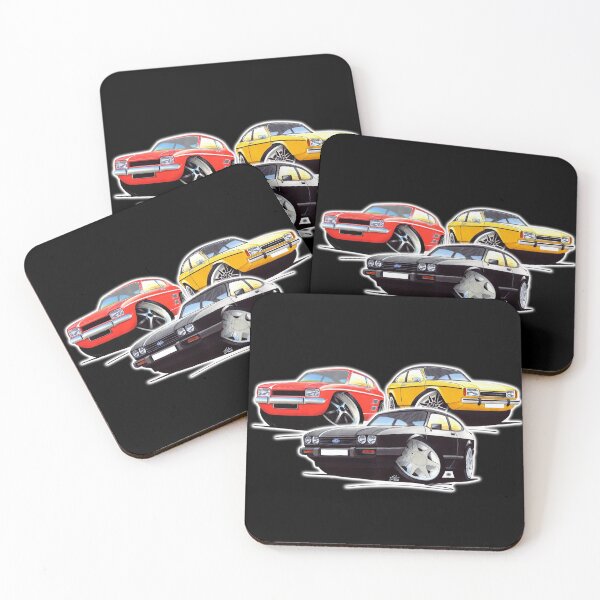 Item preview, Ford Capri Collection - Caricature Car Art designed and sold by Yeomans Cartoons.
