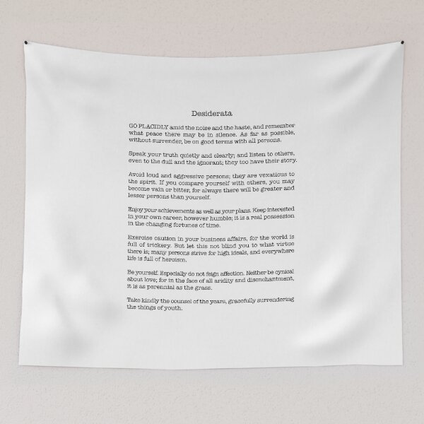 Item preview, Desiderata, Max Ehrmann designed and sold by corbrand.