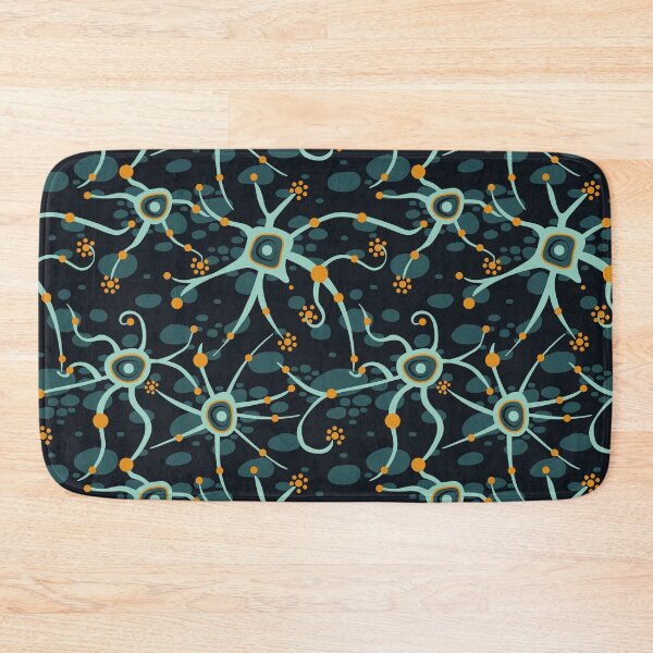 Item preview, neural network - pattern black and light green designed and sold by colorofmagic.